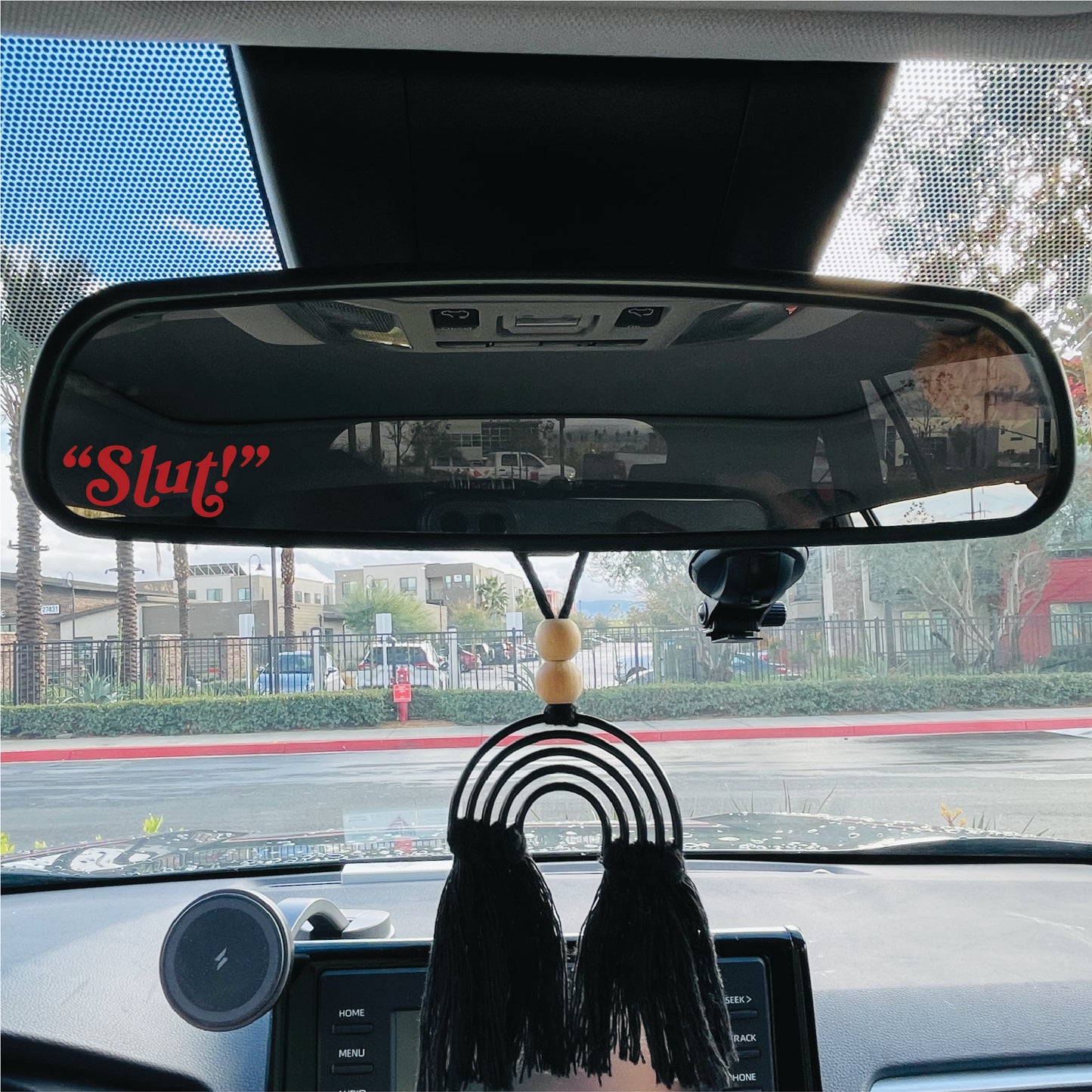 "SLUT!" Mirror Cling | Taylor Window Cling | 1989 Decal