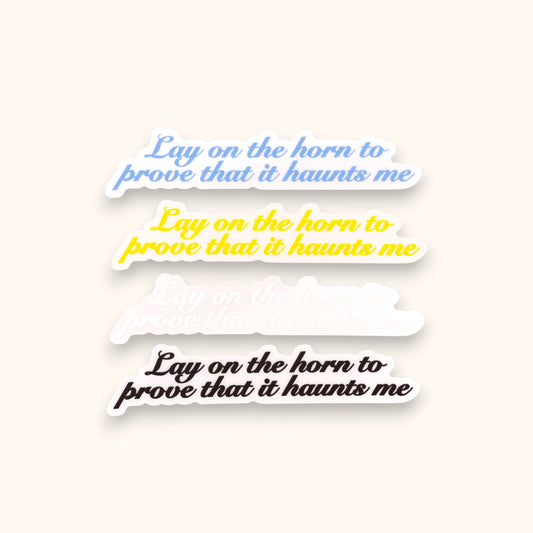 I Love You, I’m Sorry Mirror Cling | Gracie Window Cling | Secret of Us