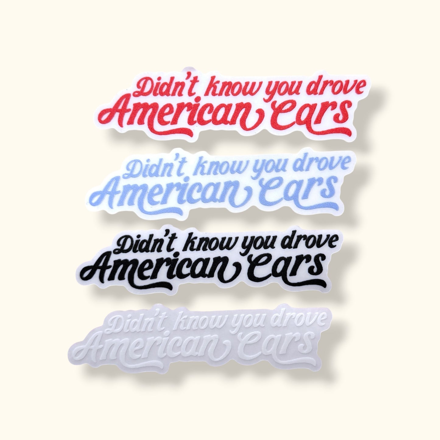 American Cars Noah Mirror Cling
