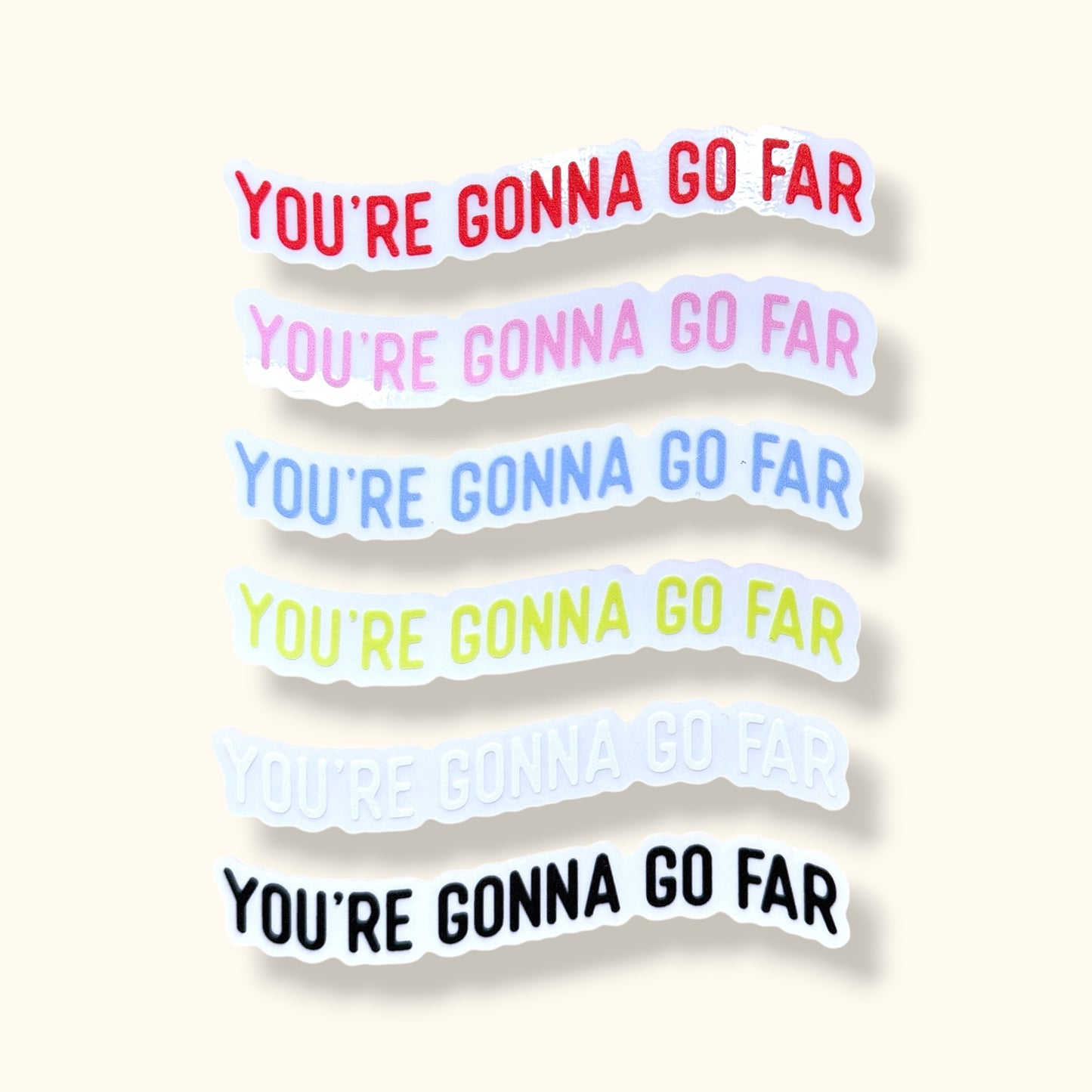 You're Gonna Go Far Mirror Cling | Noah Stick Decal