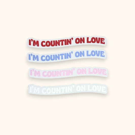 Countin' On Love DJO Cling